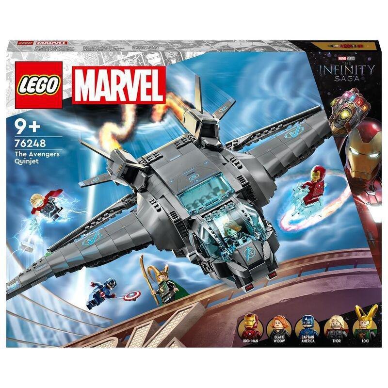 LEGO Marvel The Avengers Quinjet Building Toy Set 76248 (795 Pieces), , large image number 6