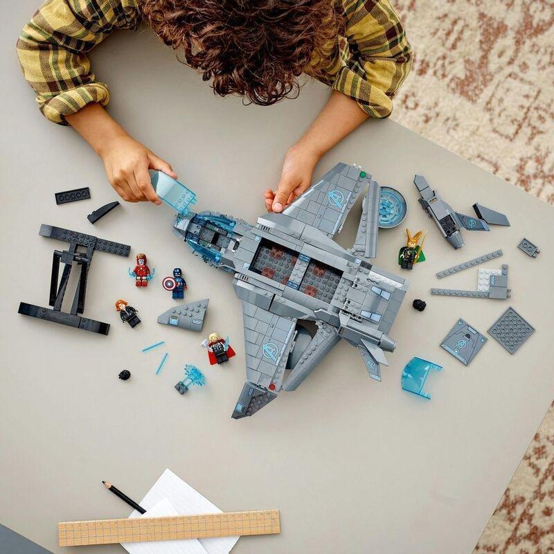 LEGO Marvel The Avengers Quinjet Building Toy Set 76248 (795 Pieces), , large image number 8