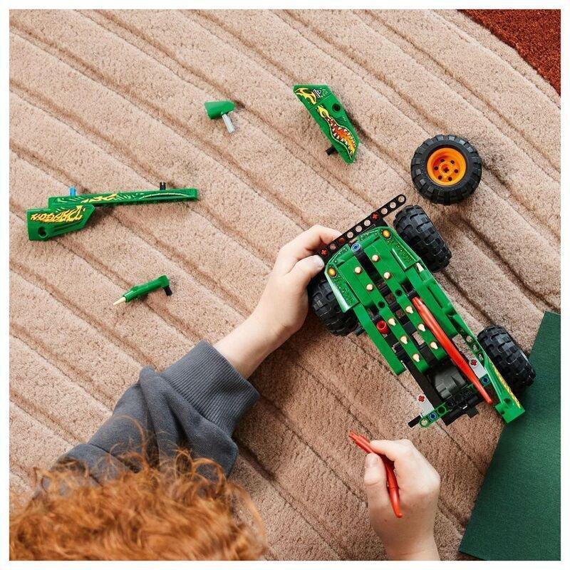 LEGO Technic Monster Jam Dragon Building Toy Set 42149 (217 Pieces), , large image number 1