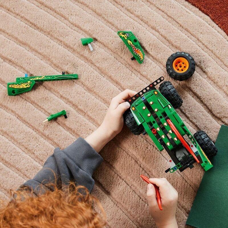 LEGO Technic Monster Jam Dragon Building Toy Set 42149 (217 Pieces), , large image number 8