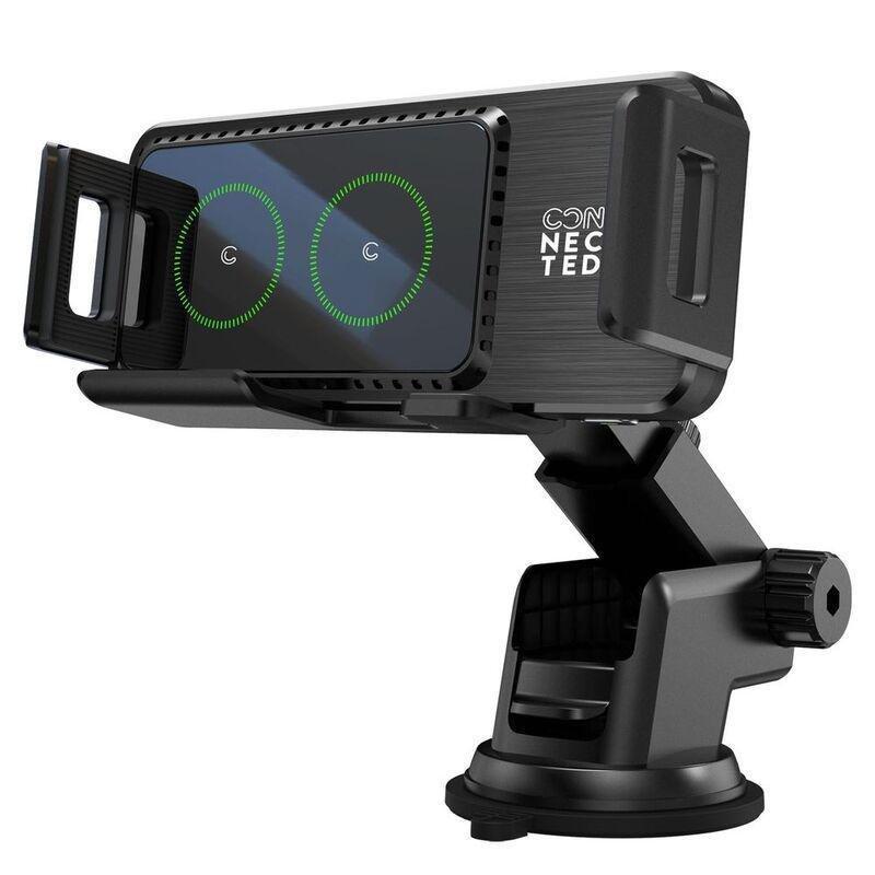 Connected DoubleSmart-15 Mobile Holder And Qi Wireless Charger 15W For Samsung Fold, , large image number 0