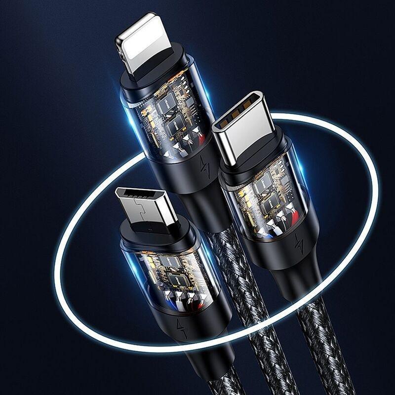 CONNECTED - Connected Cuatro-Dous 6-in-1 Braided Charging Cable 100W Super Fast Charging