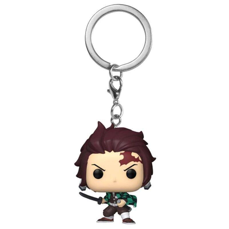 Funko Pocket Pop! Animation Demon Slayer Tanjiro 2-Inch Vinyl Figure Keychain, , large image number 0