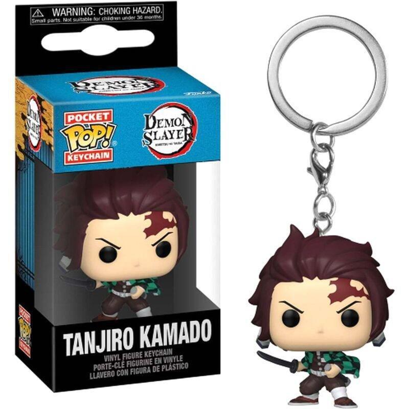 Funko Pocket Pop! Animation Demon Slayer Tanjiro 2-Inch Vinyl Figure Keychain, , large image number 2