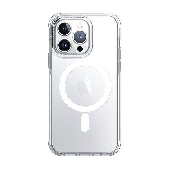Uniq Hybrid MagClick Charging Combat (AF) Case for iPhone 14 Pro - Dove (Satin Clear), , large image number 1