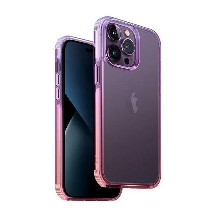 UNIQ - Uniq Hybrid Combat Duo Case for iPhone 14 Pro - Lilac (Lavender/Pink)