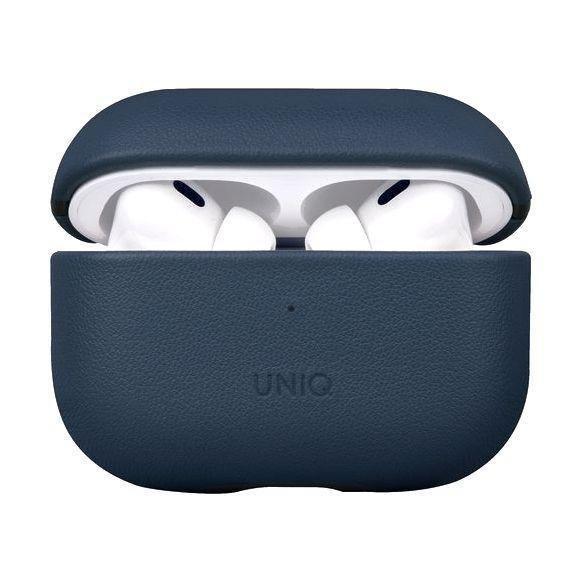 Uniq Terra Genuine Leather Case for AirPods Pro (2nd Gen) - Space Blue (Space Blue), , medium