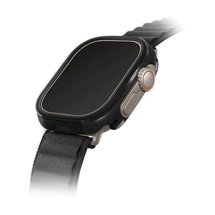 Uniq Valencia Case for Apple Watch Ultra 49mm- Midnight (Black), , large image number 0