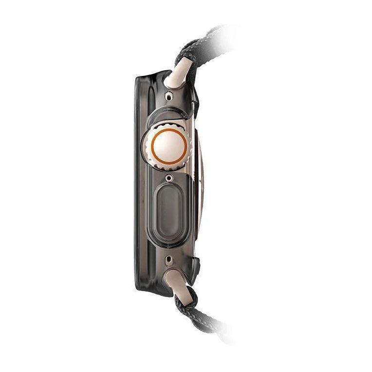 Uniq Garde Hybrid Case with Screen Protection for Apple Wathc Ultra 49mm- Smoked (Tinted Grey), , large image number 1