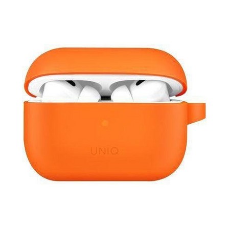UNIQ - Uniq Vencer Silicone Hang Case for AirPods Pro (2nd Gen) - Burnt Orange (Orange)