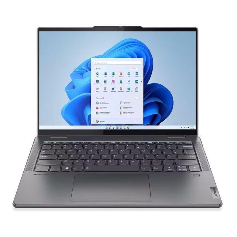 Lenovo Yoga 7 i7-SHD Laptop - 82QE006UAX - Intel Core i7-1260P/16GB/1TB SSD/Intel Iris Xe Graphics/14-inch 2.8K OLED/90Hz/Windows 11 Home - Storm Grey, , large image number 0