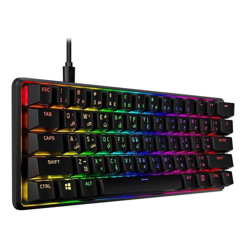 HyperX Alloy Origins 60 Mechanical Gaming Keyboard - HyperX Red Switch (English/Arabic), , large image number 2