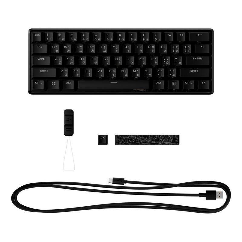 HyperX Alloy Origins 60 Mechanical Gaming Keyboard - HyperX Red Switch (English/Arabic), , large image number 6