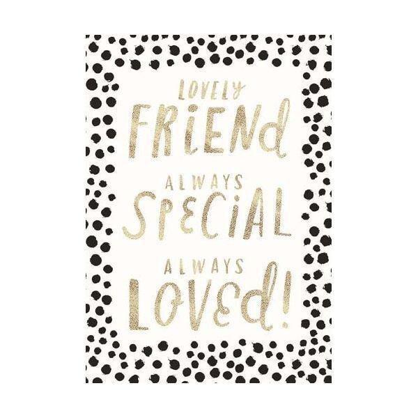 Pigment Bijou Lovely Friend Always Special Always Loved Greeting Card (17.6 x 13cm), , large image number 0