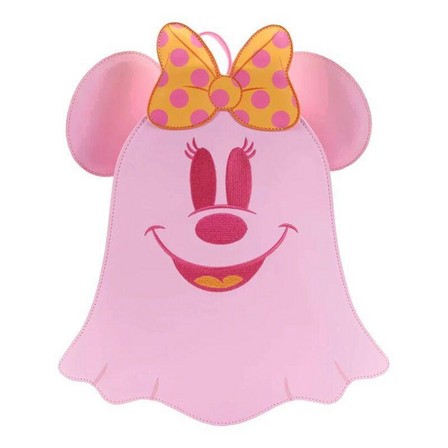 LOUNGEFLY - Loungefly! Disney Pastel Ghost Minnie Glow In The Dark Mini Backpack