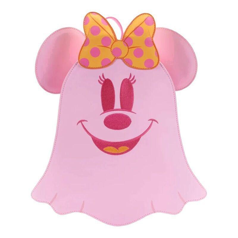 Loungefly! Disney Pastel Ghost Minnie Glow In The Dark Mini Backpack, , large image number 0