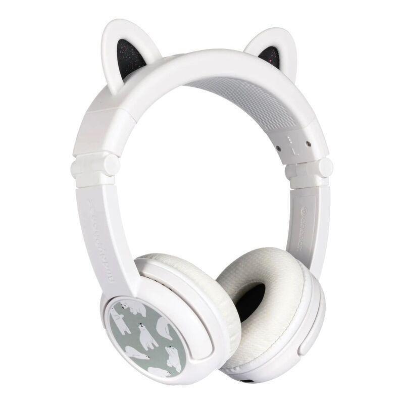 BUDDYPHONES - BuddyPhones Playears+ Polar Bear Wireless HeadPhones