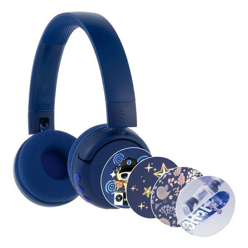 BuddyPhones Pop Fun Wireless HeadPhones - Blue, , medium