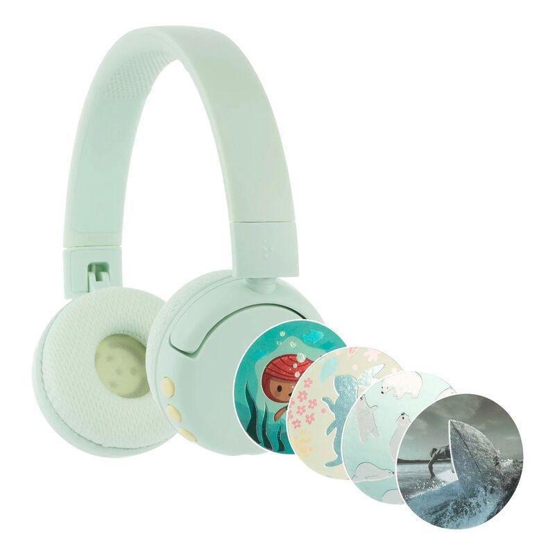 BuddyPhones Pop Fun Wireless HeadPhones - Green, , medium
