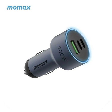 MOMAX - Momax Move 100W Triple-Port Car Charger - Space Grey
