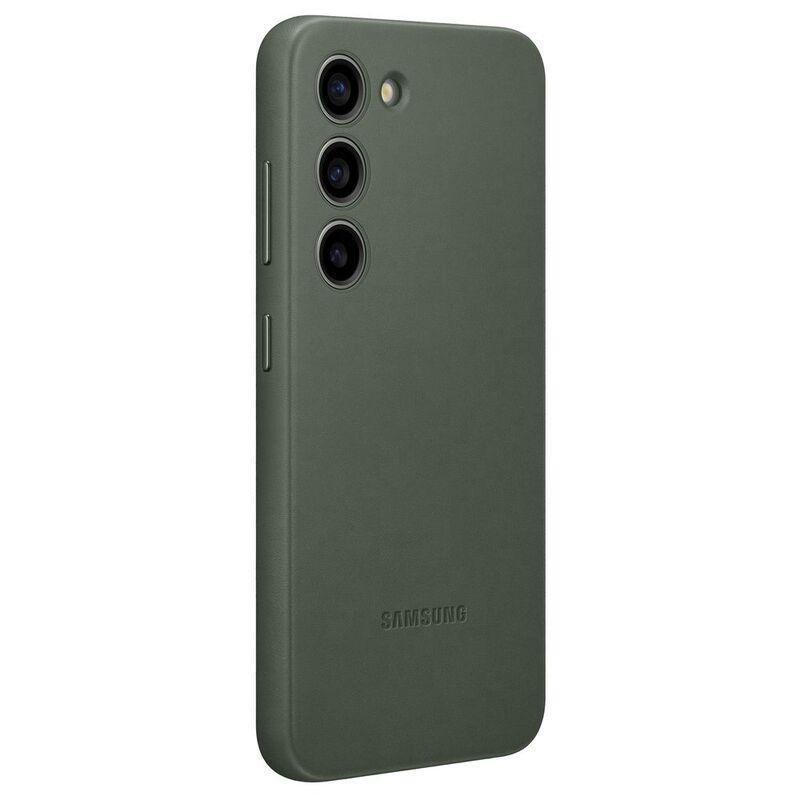 Samsung Galaxy S23 Leather Cover - Green, , large image number 1