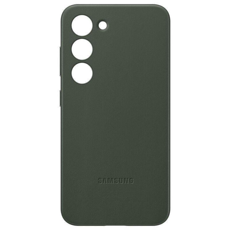 Samsung Galaxy S23 Leather Cover - Green, , large image number 2