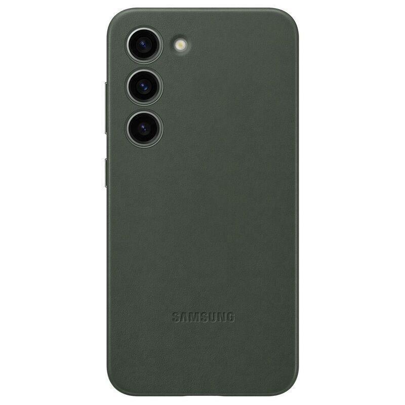 SAMSUNG - Samsung Galaxy S23 Leather Cover - Green