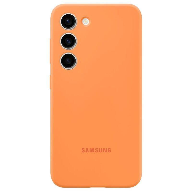 SAMSUNG - Samsung Galaxy S23 Silicone Cover - Orange