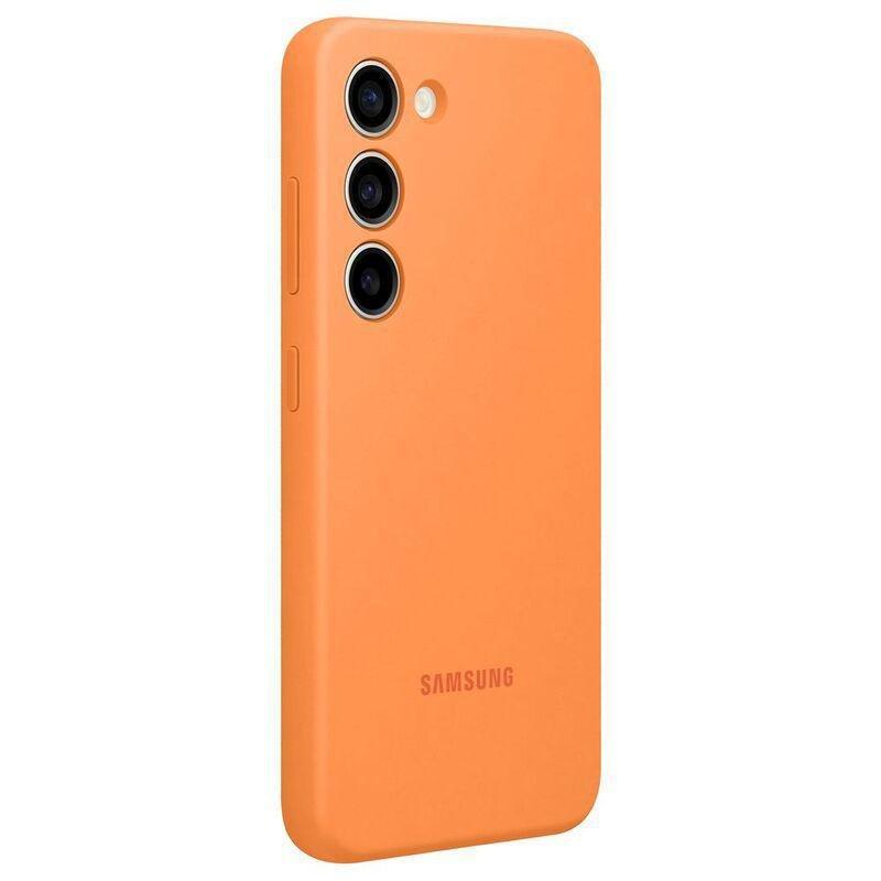 SAMSUNG - Samsung Galaxy S23 Silicone Cover - Orange