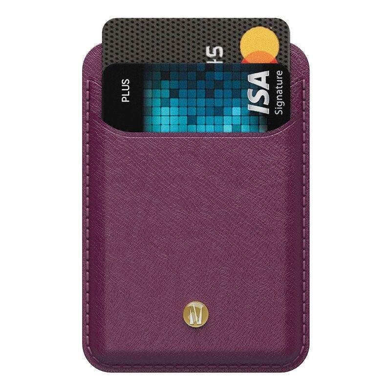 LEVELO - Levelo Bond MagSafe Card Holder Wallet - Purple
