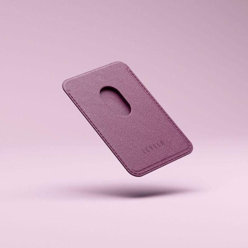 Levelo Bond MagSafe Card Holder Wallet - Purple, , large image number 4