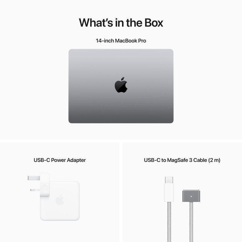 Apple Macbook Pro 14-Inch Apple M2 Pro Chip 10-Core CPU/16-Core GPU/512GB SSD - Space Grey (English), , large image number 8