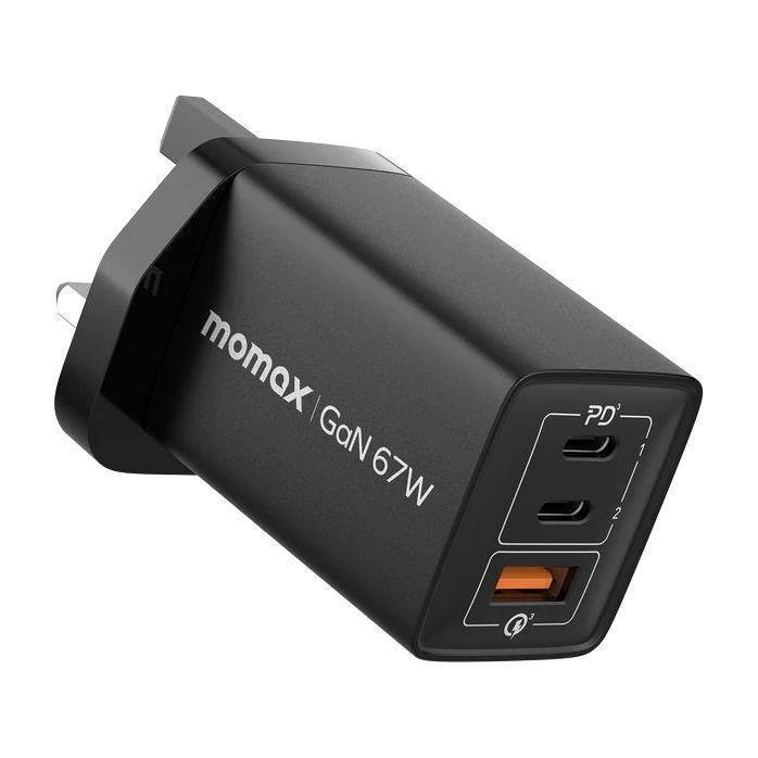 Momax OnePlug 67W 3-Port GaN Charger - Black, , large image number 0