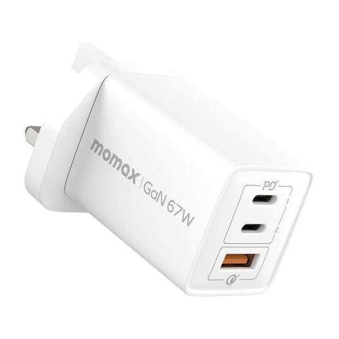 Momax OnePlug 67W 3-Port GaN Charger - White, , large image number 0
