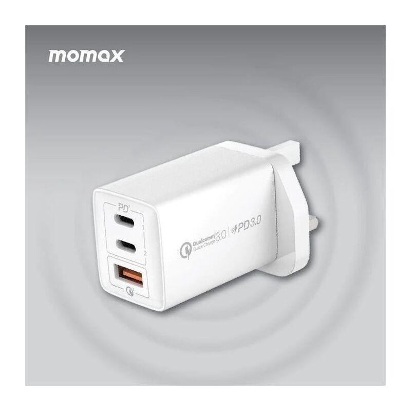 Momax OnePlug 67W 3-Port GaN Charger - White, , large image number 1