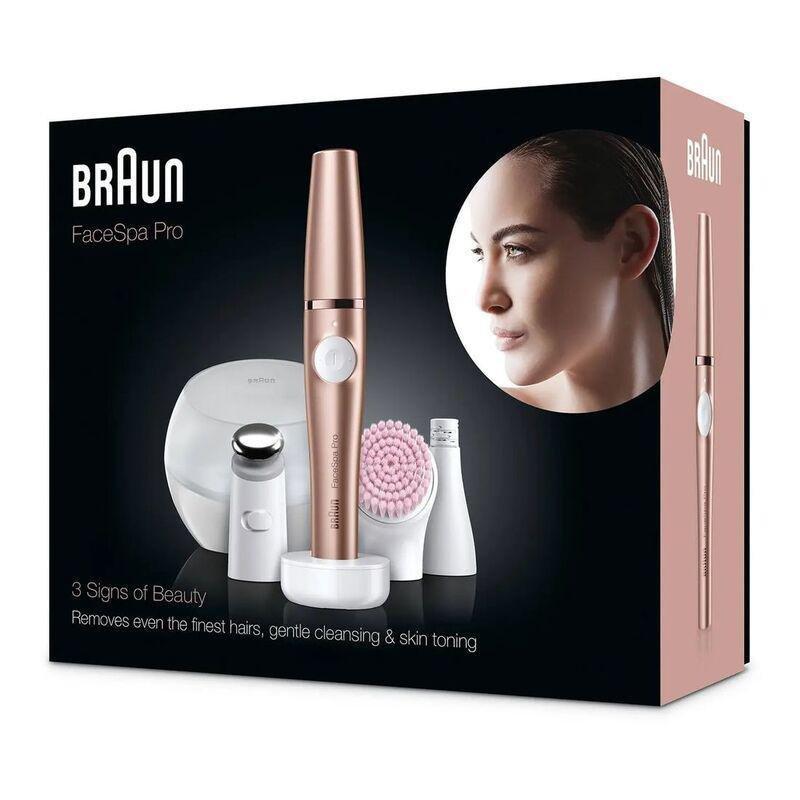 Braun FaceSpa Pro 921 3-in-1 Facial Epilating Cleansing & Skin Toning System with 5 Extras, , large image number 7