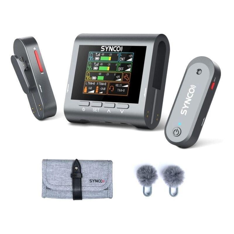 SYNCO Wireless Collar Clip Microphone - Gray, , large image number 0