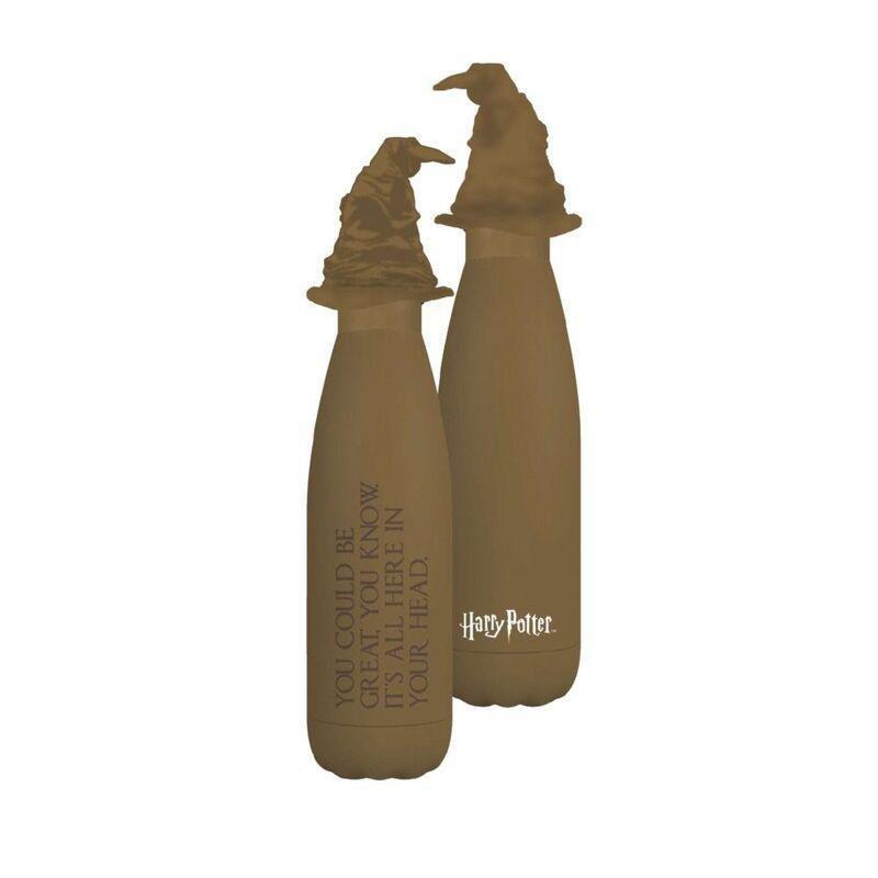 Half Moon Bay Harry Potter Sorting Hat 3D Metal Water Bottle 500ml, , medium