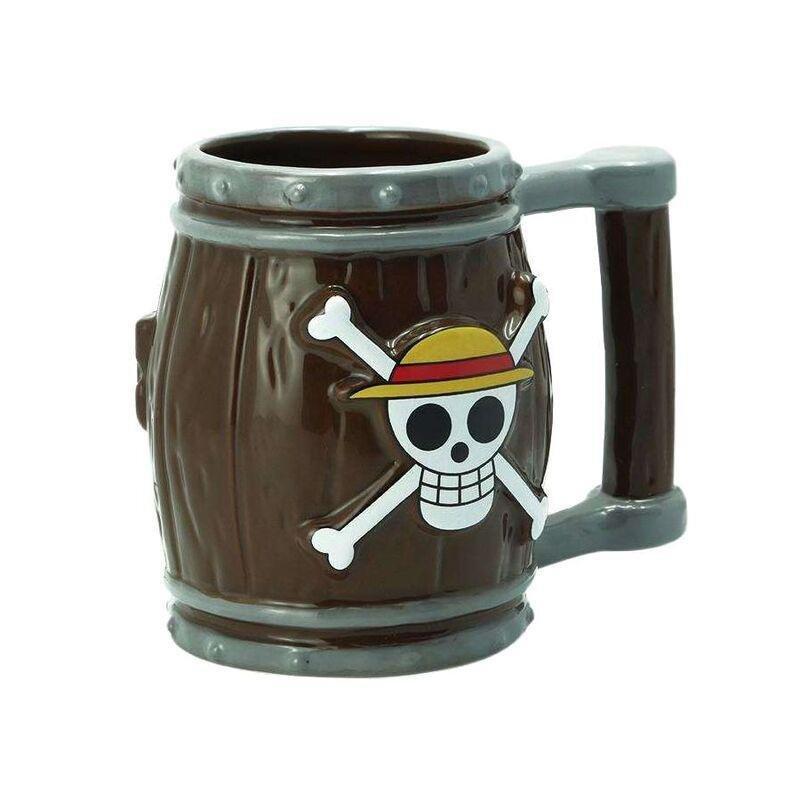 AbyStyle One Piece Skull Barrel 3D Mug 250ml, , large image number 0