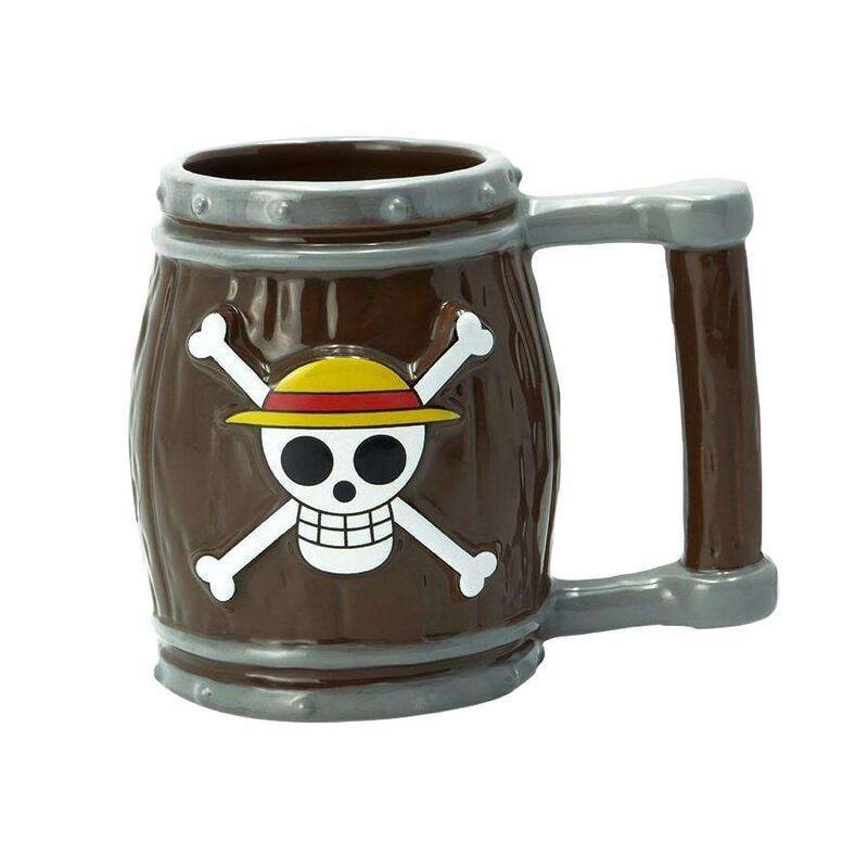 AbyStyle One Piece Skull Barrel 3D Mug 250ml, , large image number 1