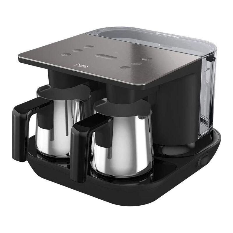 Beko Stainless Steel 1100W Turkish Coffee Maker - Up To 6 Cups (TKM8961A) - Silver/Black, , large image number 0