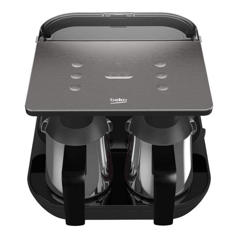 Beko Stainless Steel 1100W Turkish Coffee Maker - Up To 6 Cups (TKM8961A) - Silver/Black, , large image number 1