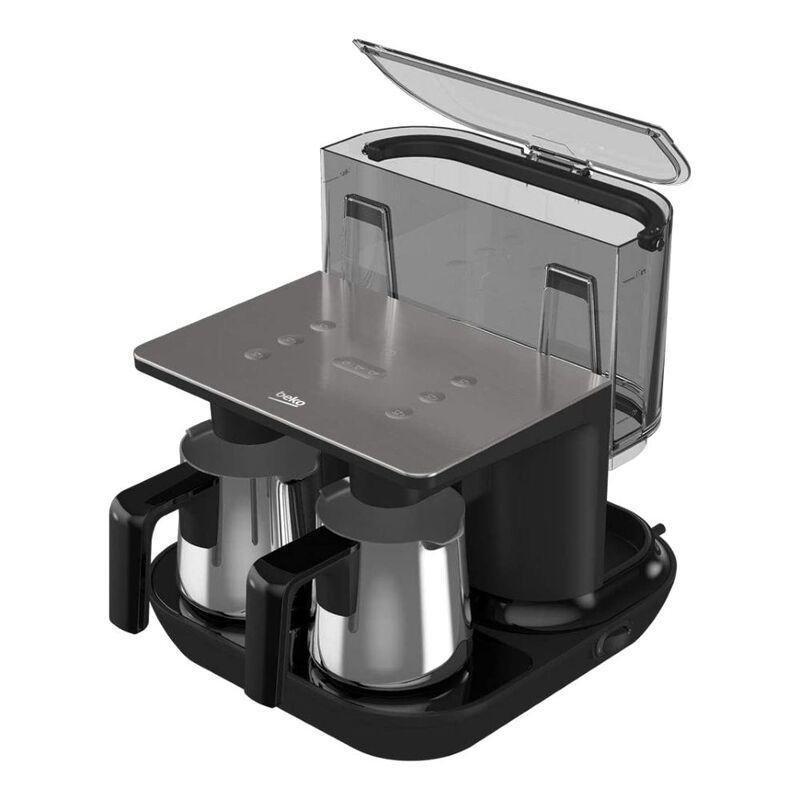 Beko Stainless Steel 1100W Turkish Coffee Maker - Up To 6 Cups (TKM8961A) - Silver/Black, , large image number 2