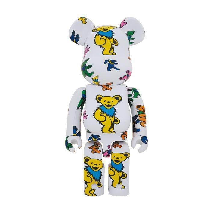 Bearbrick 1000&#37; Grateful Dead Dancing Bear Figure (72cm), , large image number 0