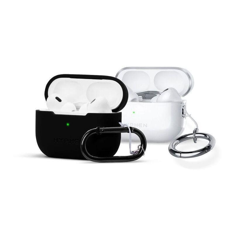 HYPHEN Cion Case with Oval and Ring Carabiner for AirPods Pro (2nd Gen) - Black, , medium