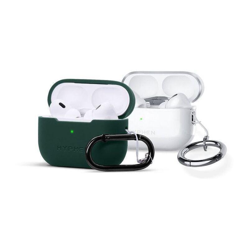 HYPHEN Cion Case with Oval and Ring Carabiner for AirPods Pro (2nd Gen) - Green, , medium