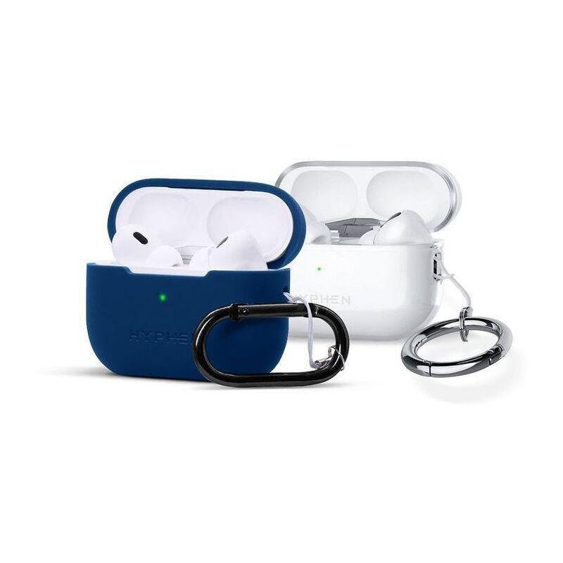 HYPHEN Cion Case with Oval and Ring Carabiner for AirPods Pro (2nd Gen) - Blue, , medium