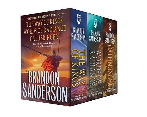 TOR BOOKS - Stormlight Archive Mm Boxed Set I - (Books 1-3) The Way Of Kings - Words Of Radiance - Oathbringer | Brandon Sanderson