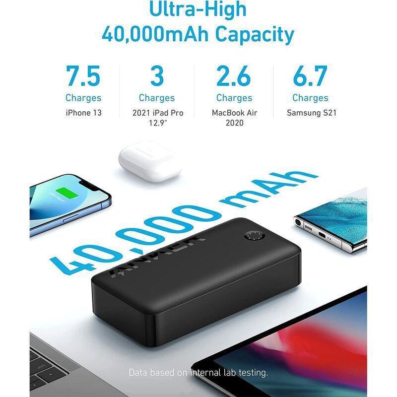 Anker 347 Power Bank (PowerCore 40K) 30W PD - Black, , large image number 1