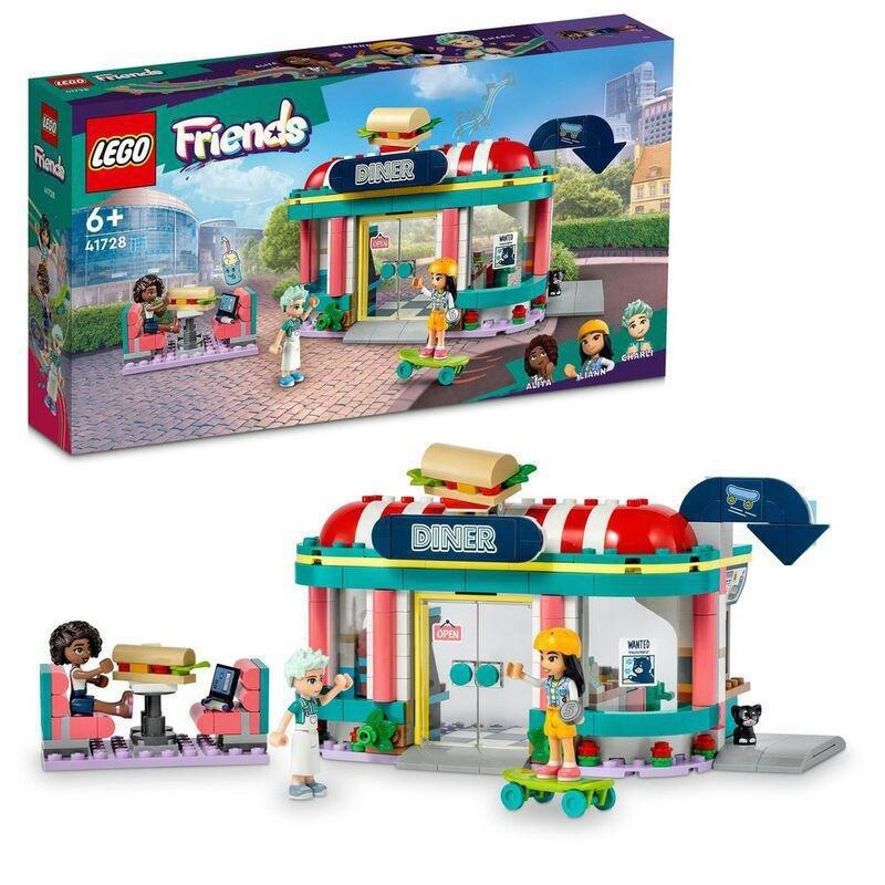 LEGO Friends Heartlake Downtown Diner 41728 (346 Pieces), , large image number 0